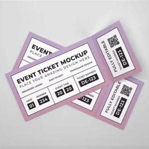 General purple concert tickers